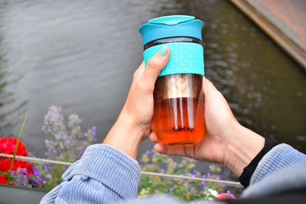 Large Reusable Cup with Tea Infuser
