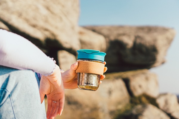 The SoleCup - Reusable Coffee Cup - Glass Travel Mug