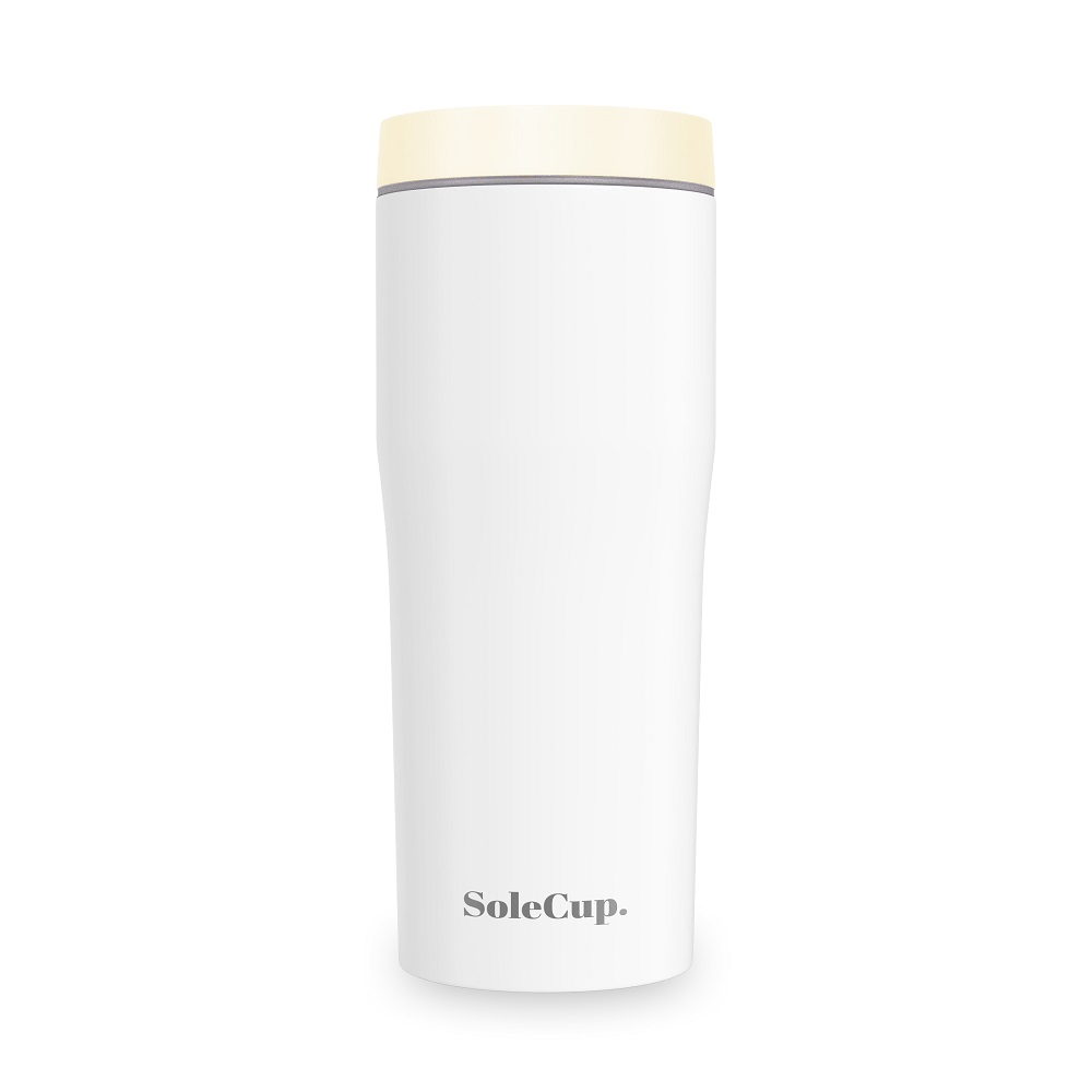 SoleCup Leakproof Travel Mug - White - Thermal